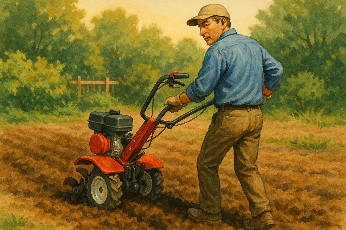 Motoculteur avec marche arrière