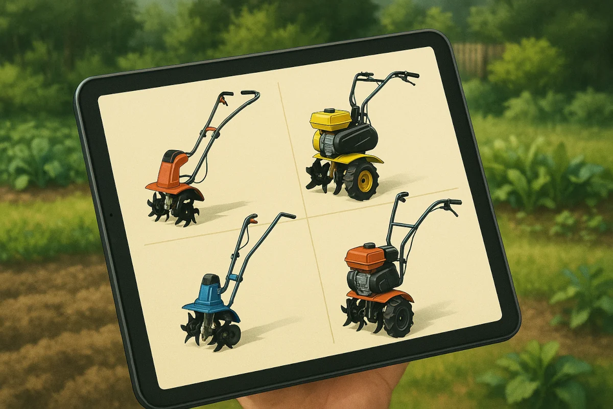 Guides d’achat : motobineuses & motoculteurs