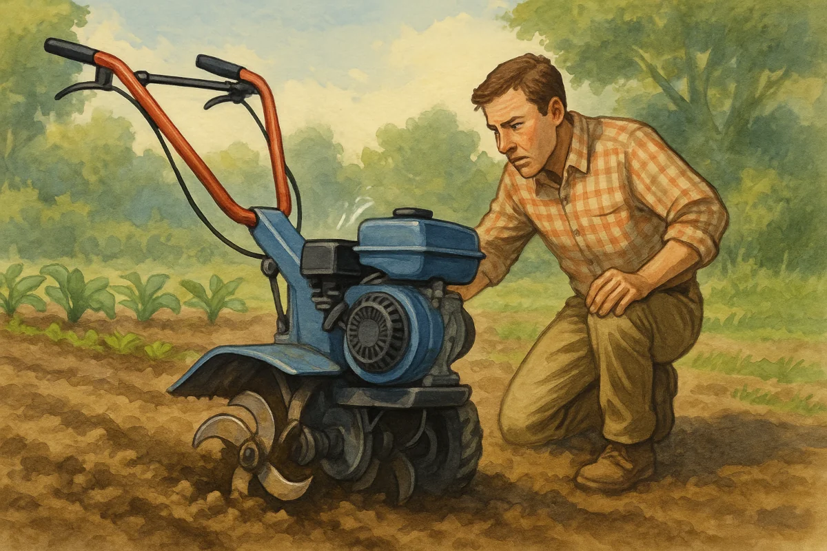 Motoculteur qui cale : causes possibles et solutions efficaces