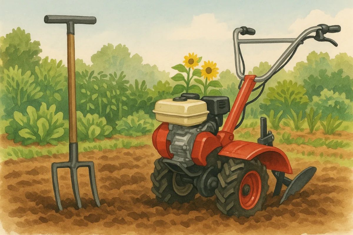 Grelinette ou motoculteur : quel outil choisir pour votre sol ?