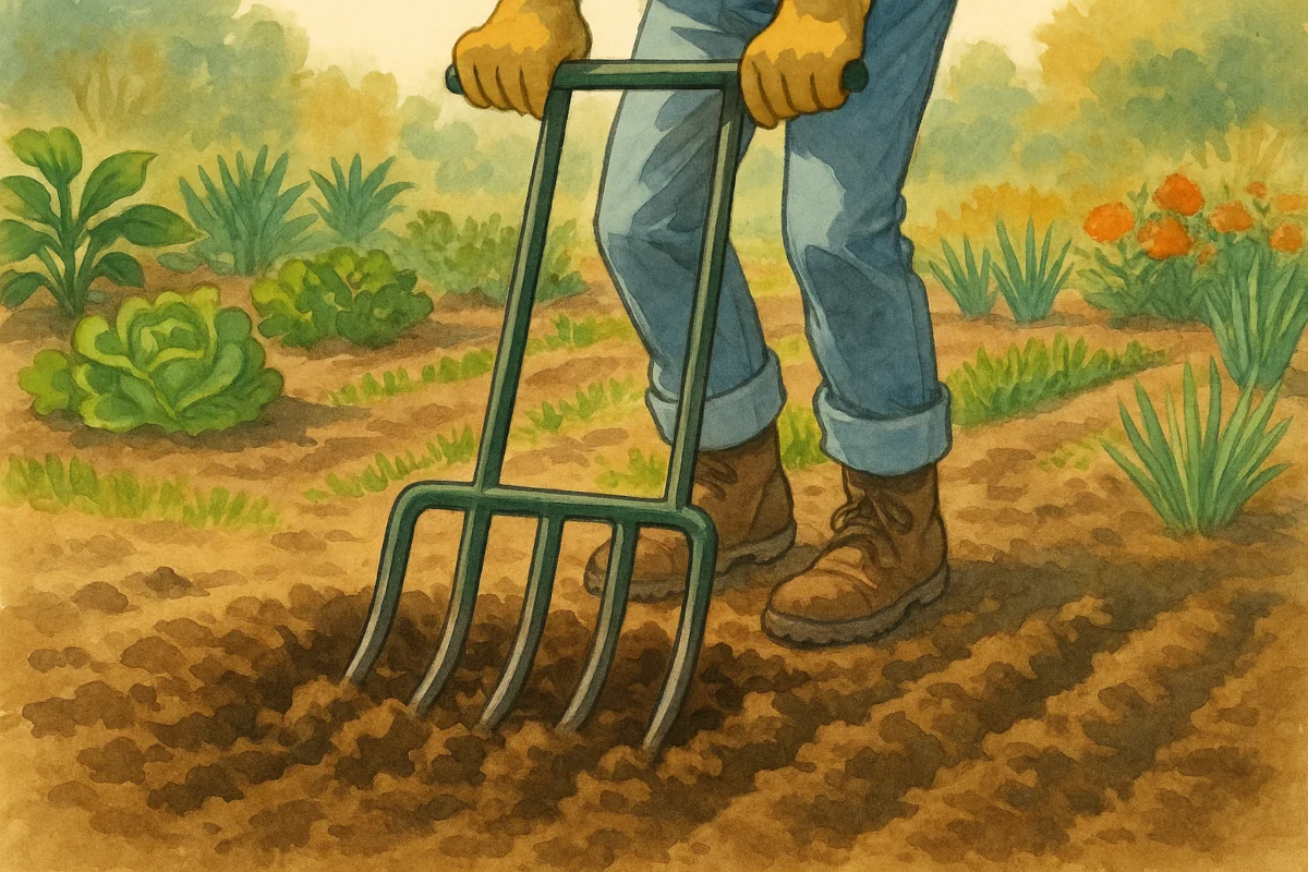 Comment labourer son jardin sans motoculteur ni machine ?
