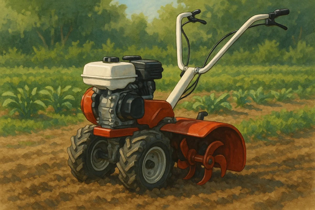 Motoculteur à fraises arrière