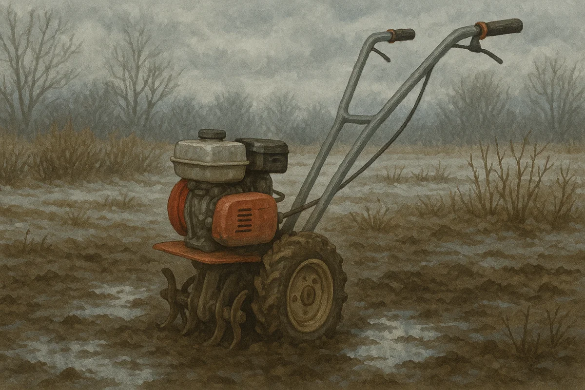 Motoculteur en hiver : peut-on travailler la terre par temps froid ?