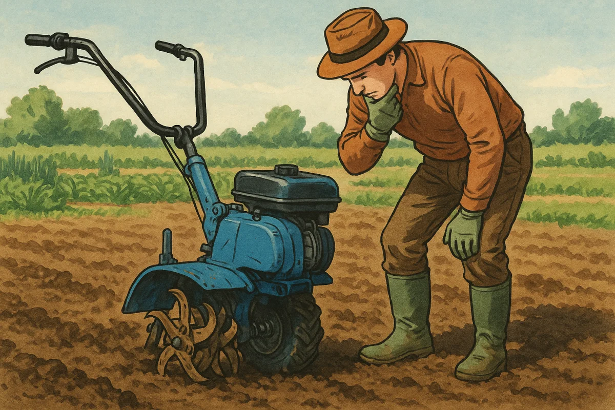 Motoculteur en panne : identifier la cause et trouver la solution