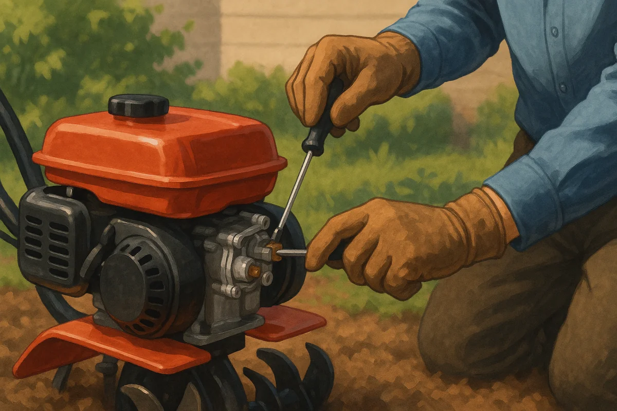 Réglage carburateur motoculteur : méthode simple et efficace